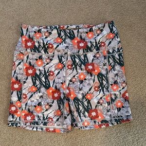Senita Baseline Shorts 5 inch inseam - orange poppy - L